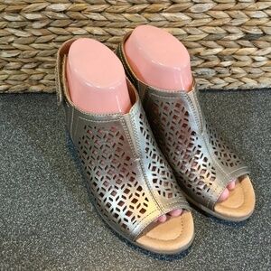 Earth “Cascade” Metallic Adjustable Wedges